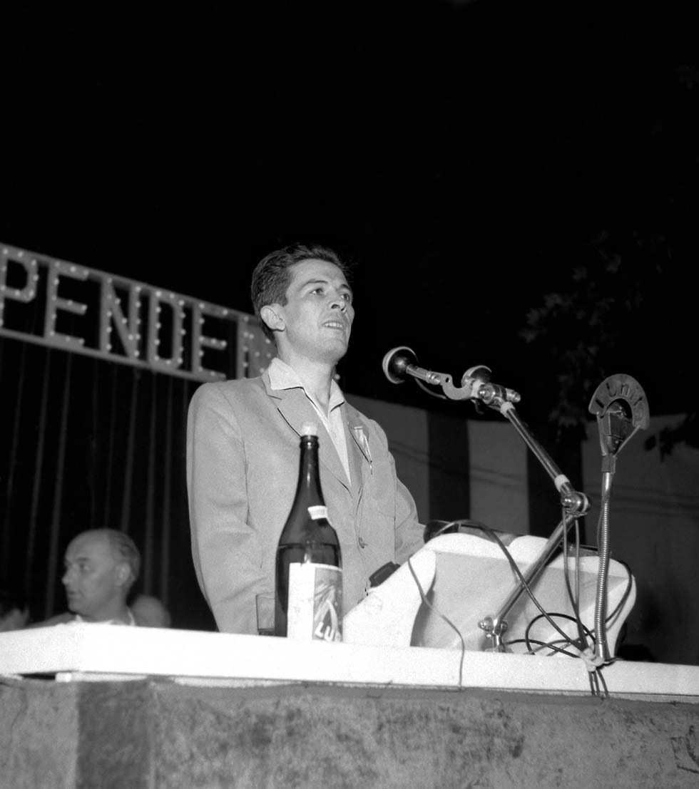 Enrico Berlinguer da giovane.